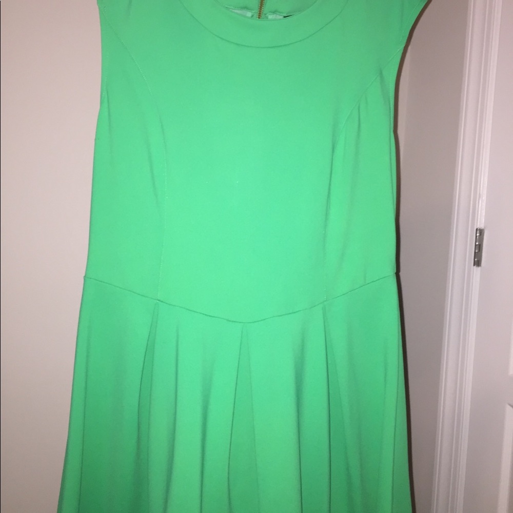 Light Green pleaded dress